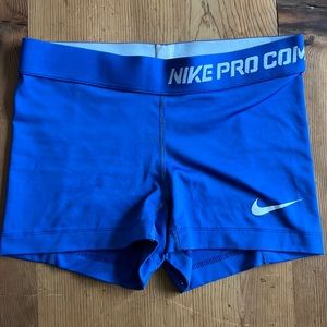 Nike pro combat spandex shorts